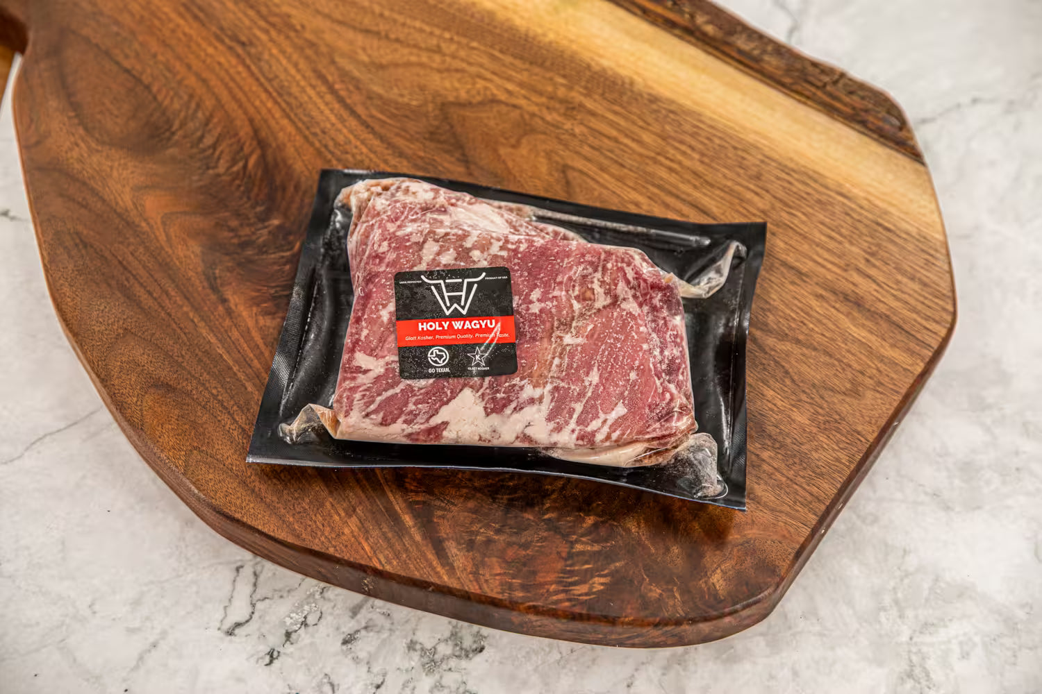 Holy Wagyu steak on butcher paper