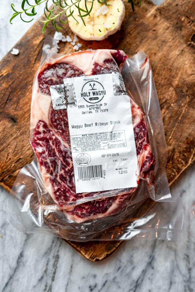 American Wagyu Boneless Ribeye Kosher Holy Wagyu